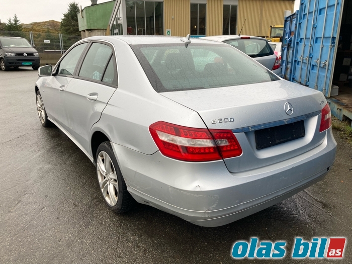 Mercedes E-Klasse 2009-2013 (Fase 1) (W212) (W212), Motorkode: OM651.925, Girkassekode: 722996