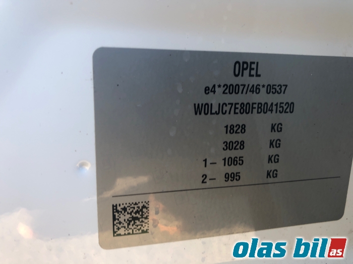 Opel Mokka 2012-2016 (Type I, Fase 1) , Motorkode: A14NET, Girkassekode: