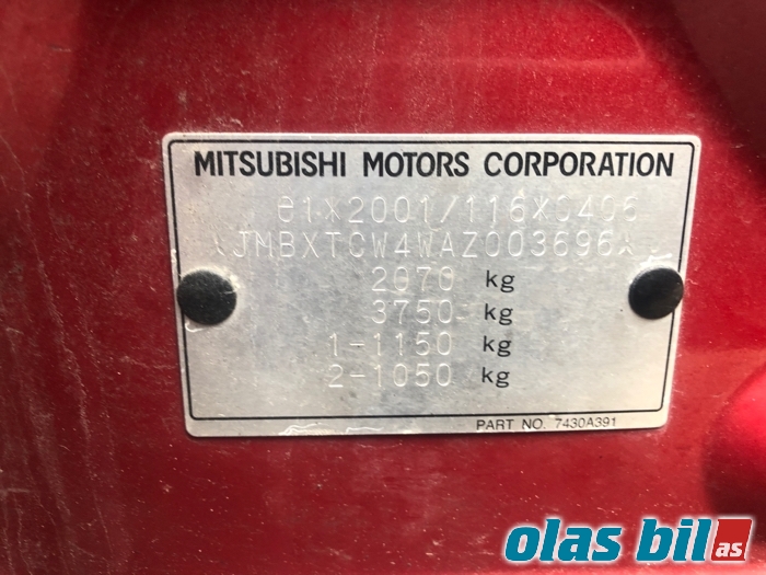 Mitsubishi Outlander 2010-2012 (Type II, Fase 2) , Motorkode: 4B11, Girkassekode: