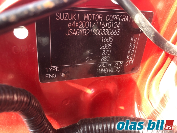 Suzuki SX4 2009-2013 (Type I, Fase 2) , Motorkode: M16A, Girkassekode: