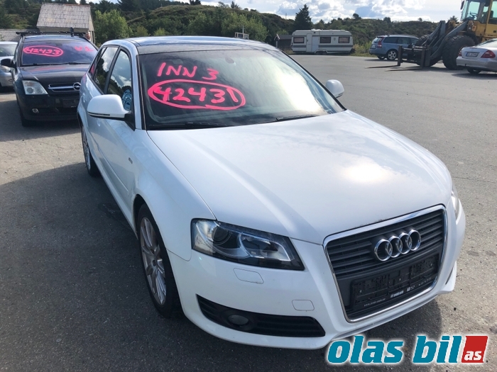 Audi A3 2009-2012 (Type II, Fase 2) , Motorkode: CAXC, Girkassekode: LWZ
