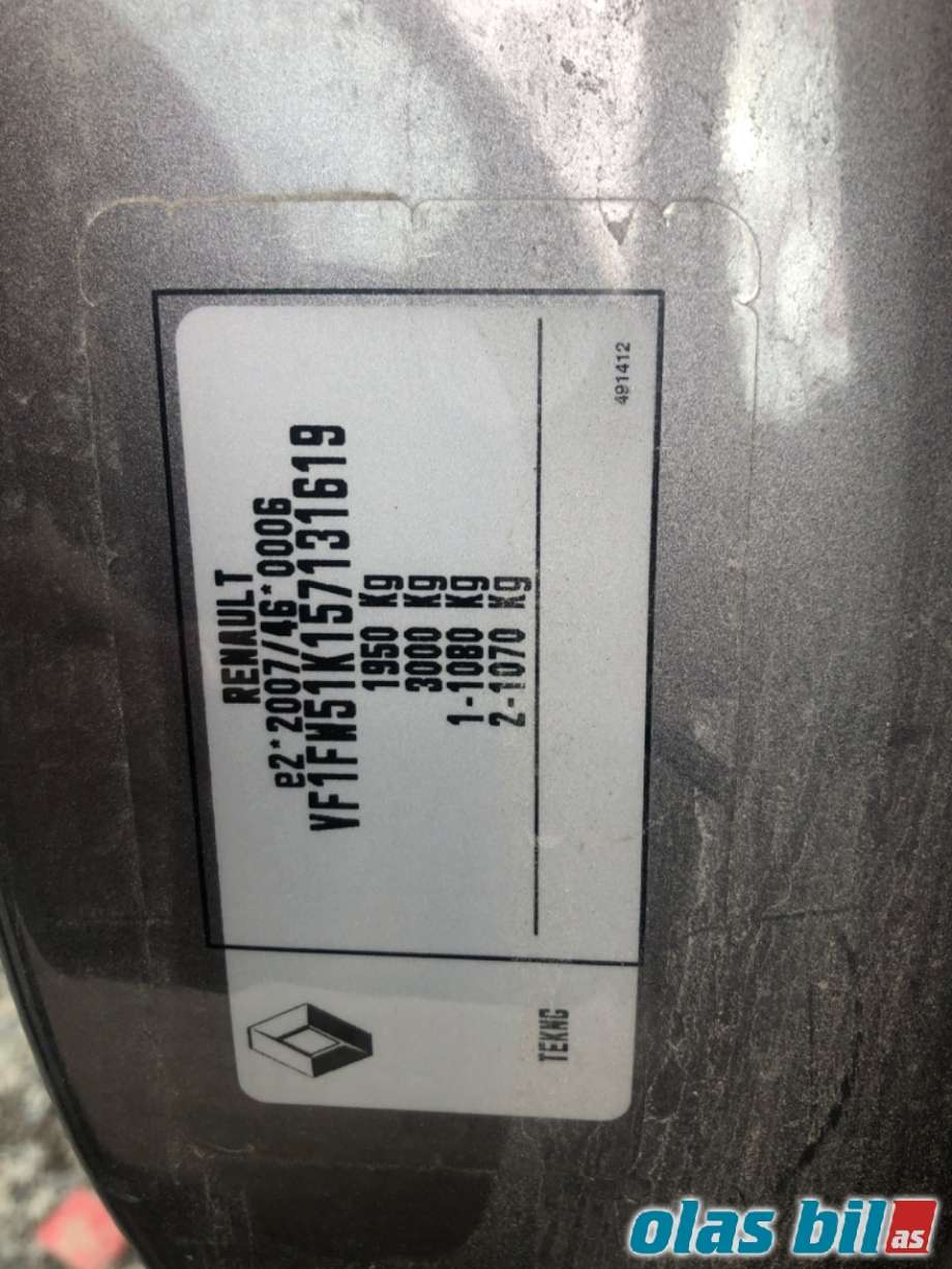 Renault Kangoo 2008-2021 (Type II) , Motorkode: K9K-608;K9K-636, Girkassekode: