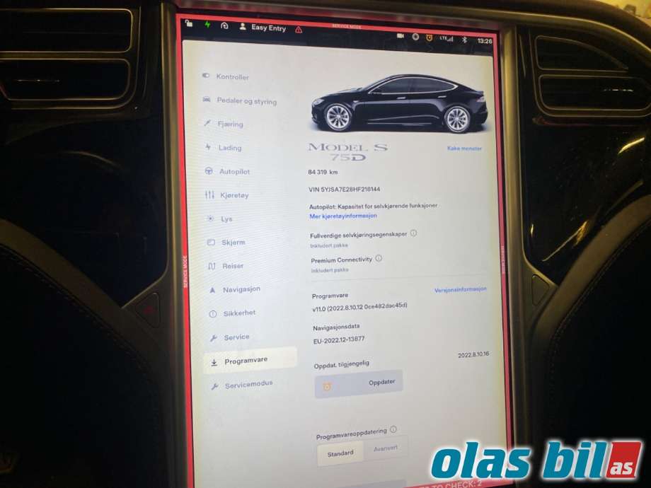 Tesla Model S 2016-2021 (Fase 2) , Motorkode: L2S, Girkassekode: 