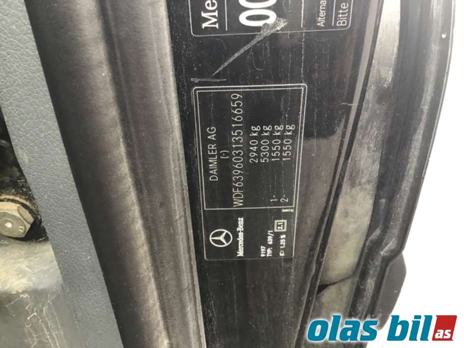 Mercedes Vito/Viano 2004-2010 (Fase 1) (W639) (W639), Motorkode: OM646.980, Girkassekode: