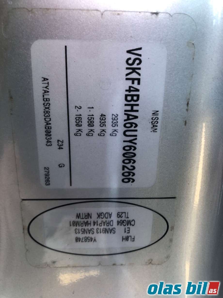 Nissan Primastar 2006-2014 , Motorkode: M9R, Girkassekode: