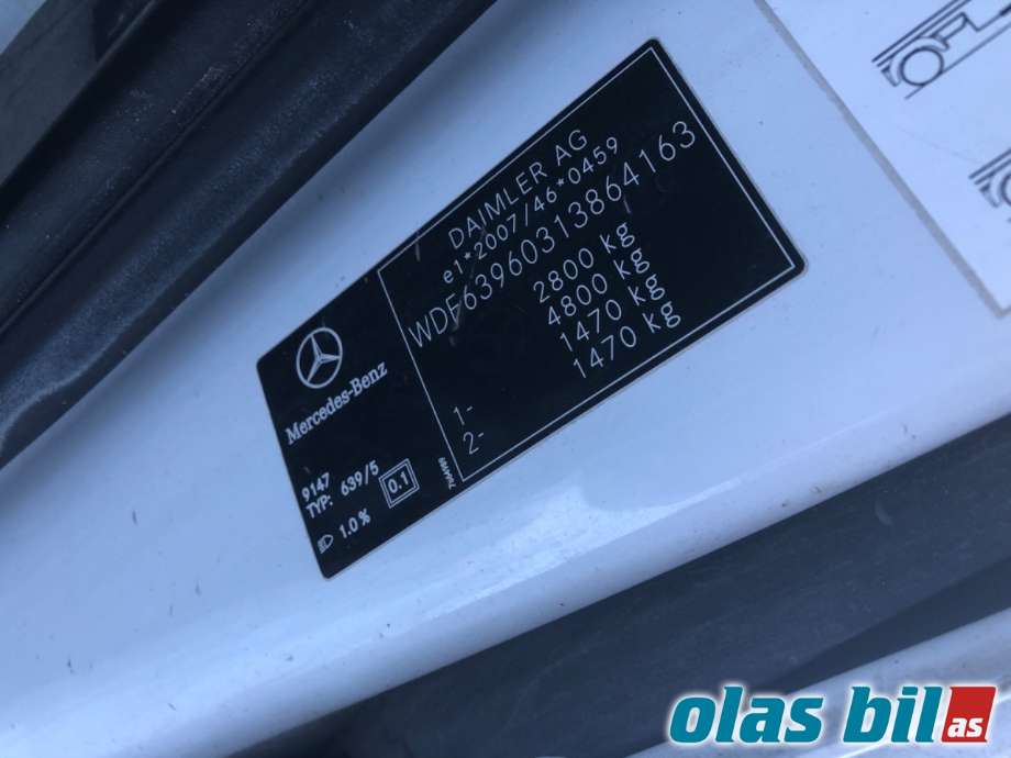 Mercedes Vito/Viano 2010-2014 (Fase 2) (W639) (W639), Motorkode: OM651.940, Girkassekode: 