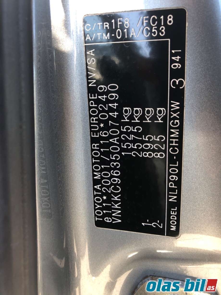 Toyota Yaris 2006-2009 (Type II, Fase 1) , Motorkode: 1ND-TV, Girkassekode:
