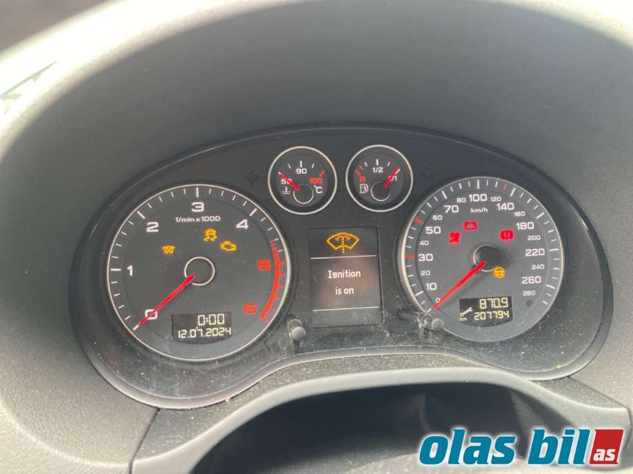Audi A3 2009-2012 (Type II, Fase 2) , Motorkode: CFFB, Girkassekode: