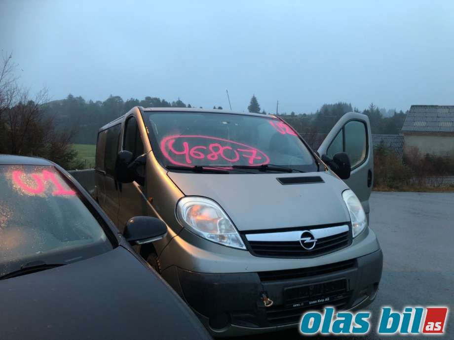 Opel Vivaro A 2006-2014 , Motorkode: M9R-780, Girkassekode: 