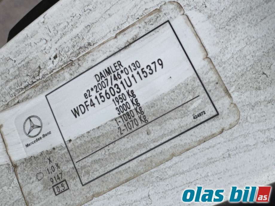Mercedes Citan 2012-2021 (W415) (W415), Motorkode: OM607.951, Girkassekode: 
