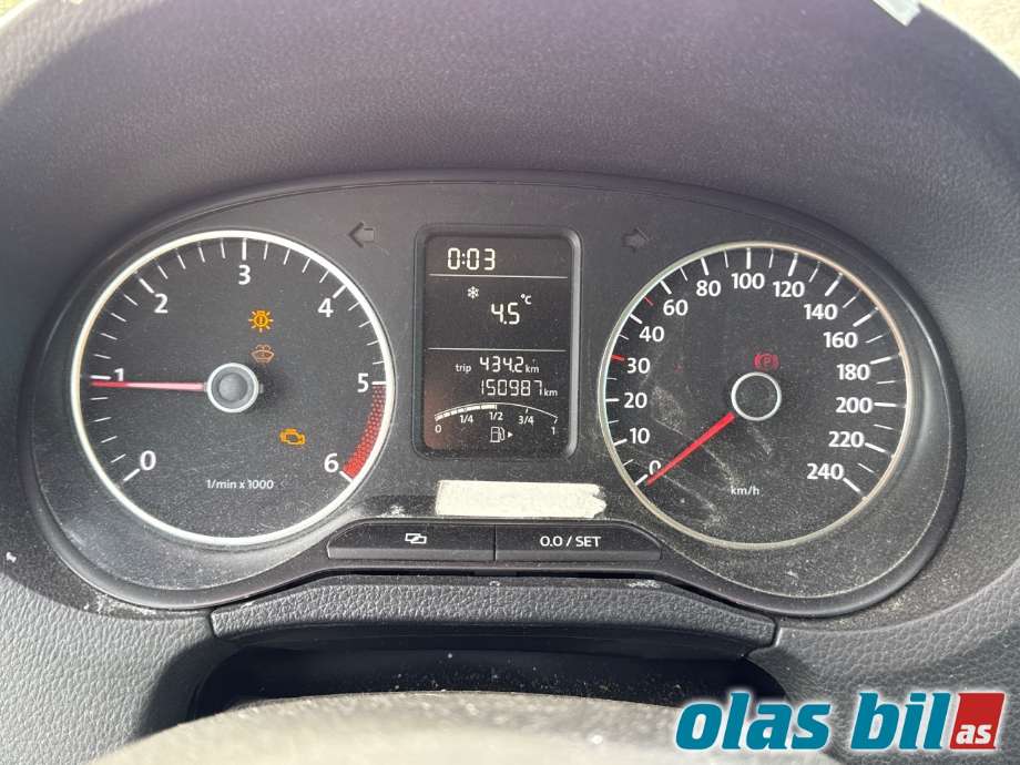 VW Polo 2009-2014 (Type V, Fase 1) , Motorkode: CFWA, Girkassekode: 