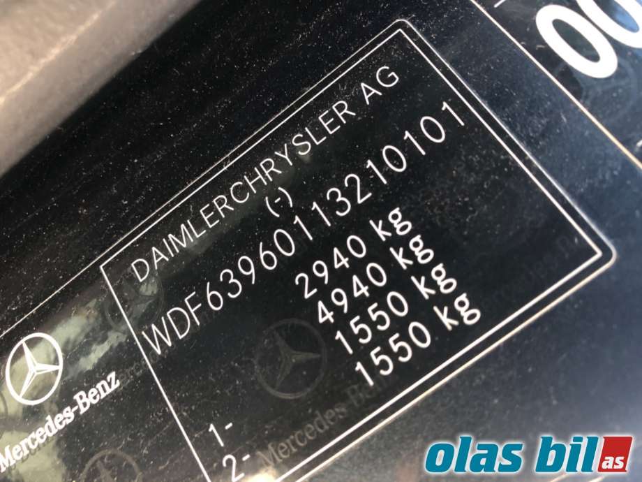 Mercedes Vito/Viano 2004-2010 (Fase 1) (W639) (W639), Motorkode: OM646.982, Girkassekode: 