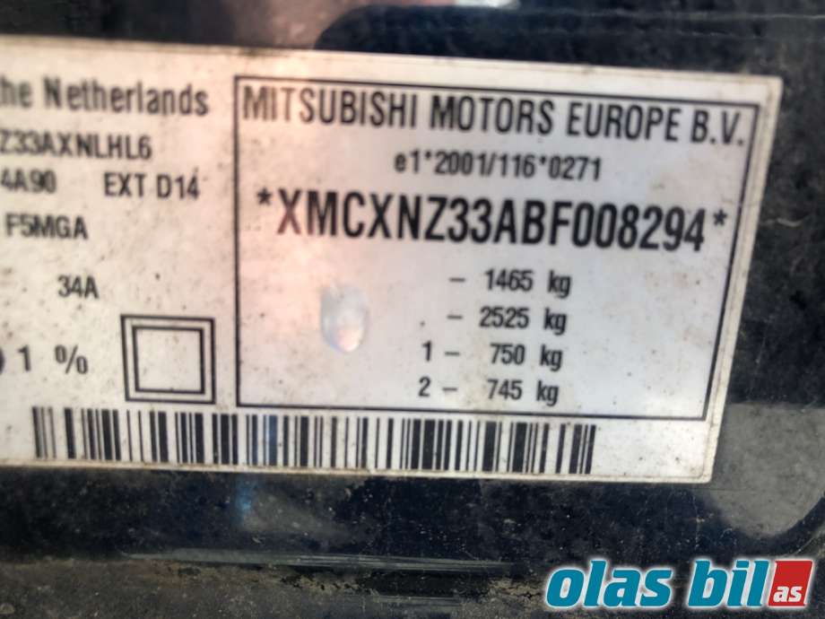Mitsubishi Colt 2009-2013 (Type VII, Fase 2) , Motorkode: 4A90, Girkassekode: