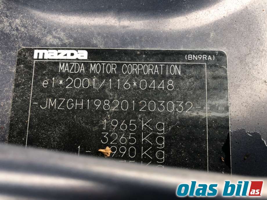 Mazda 6 2008-2010 (Type II, Fase 1) , Motorkode: L8, Girkassekode: