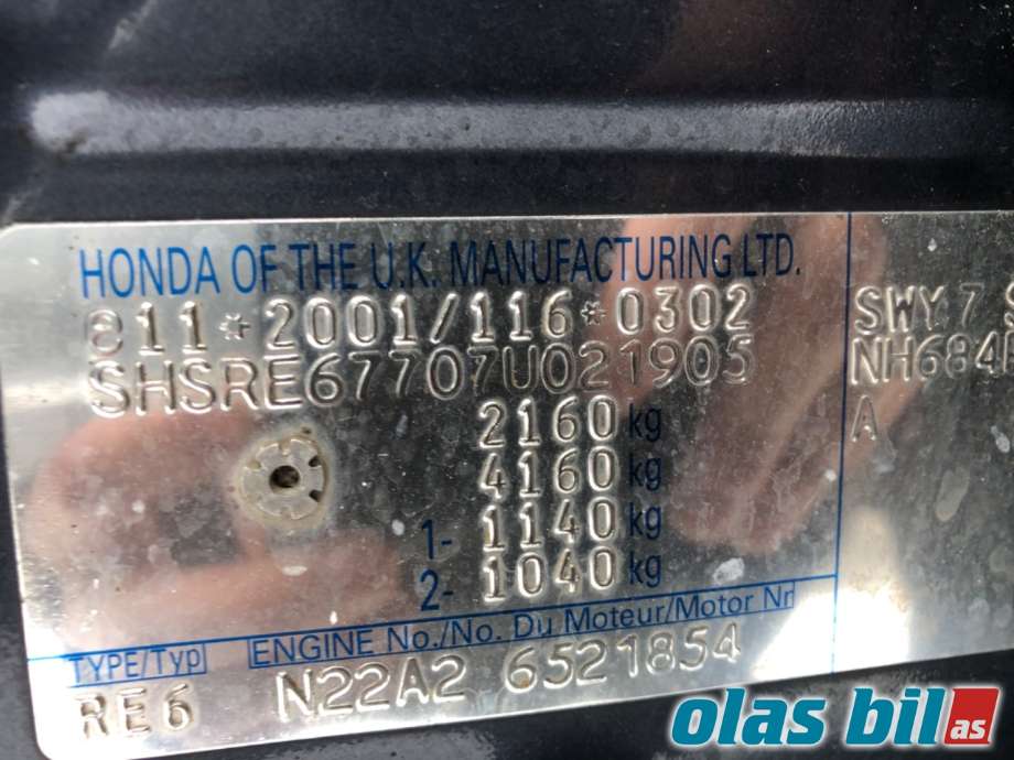 Honda CR-V 2007-2012 (Type III) , Motorkode: N22A2, Girkassekode: