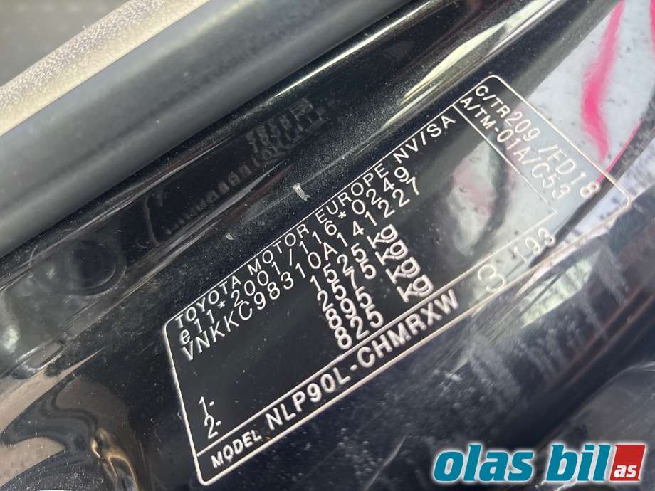 Toyota Yaris 2006-2009 (Type II, Fase 1) , Motorkode: 1ND-TV, Girkassekode: 