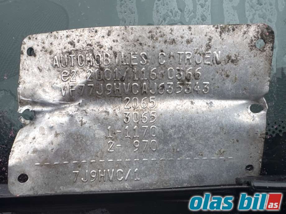 Citroën Berlingo 2008-2015 (Type II, Fase 1) , Motorkode: 9HV, Girkassekode: 