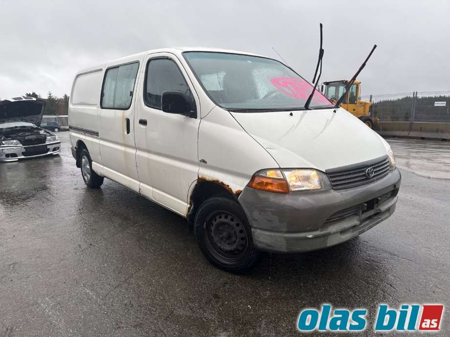 Toyota Hiace 2001-2006 (Fase 2) delebil , Motorkode: 2KD-FTV, Girkassekode: 