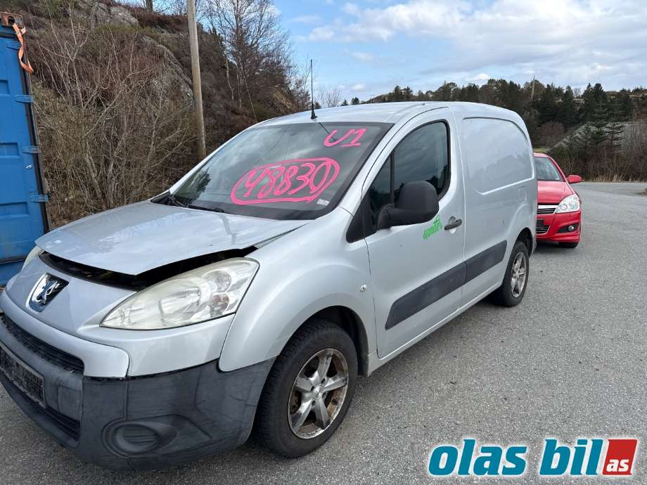 Peugeot Partner, 2008-2015 (Type II, Fase 1)  delebil , Motorkode: 9HX