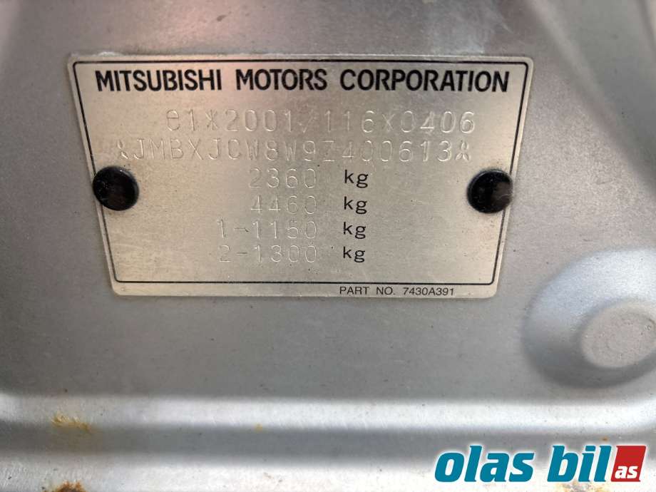 Mitsubishi Outlander 2007-2010 (Type II, Fase 1) , Motorkode: BSY, Girkassekode: 