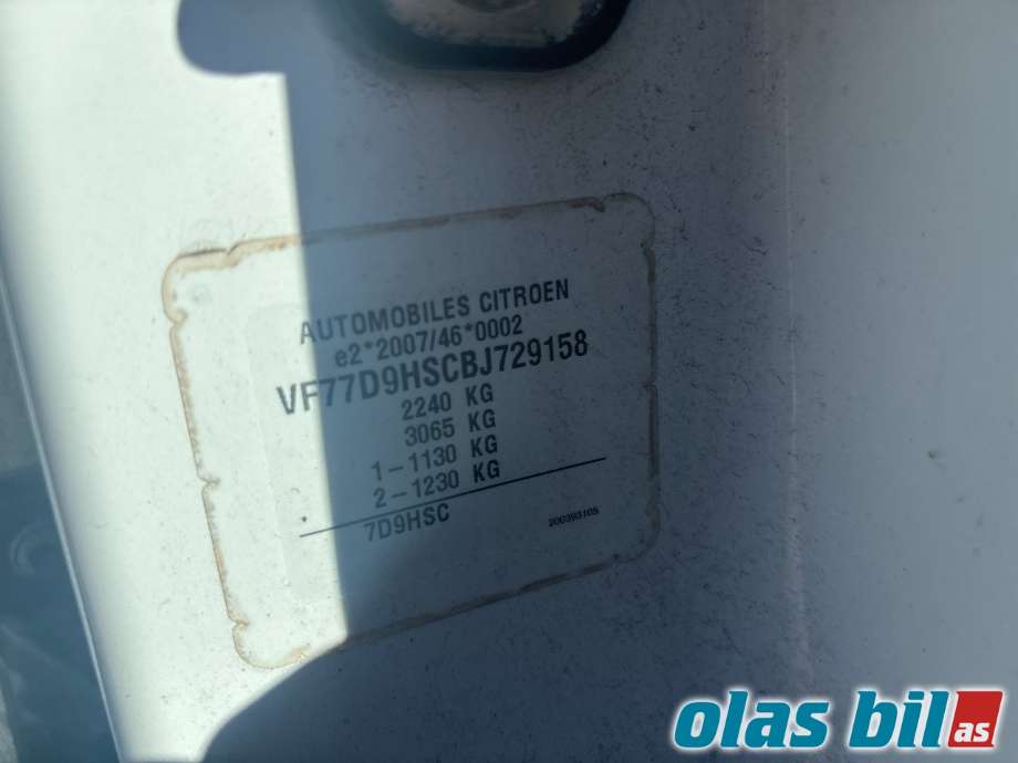 Citroën Berlingo 2008-2015 (Type II, Fase 1) , Motorkode: 9HS, Girkassekode: 