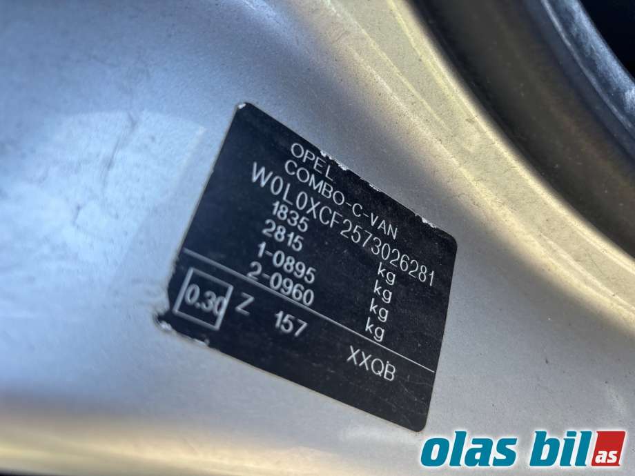 Opel Combo C 2002-2011 delebil , Motorkode: Z13DTJ, Girkassekode: