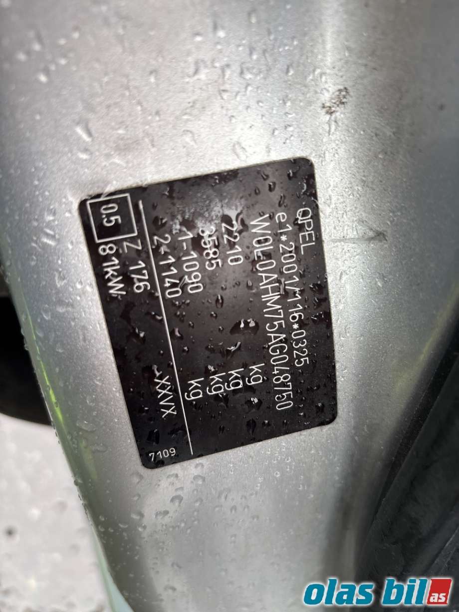 Opel Zafira B 2005-2011 delebil , Motorkode: A17DTJ, Girkassekode: 