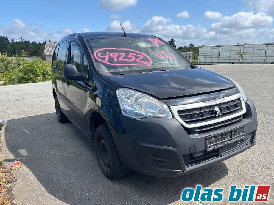 Peugeot Partner 2015-2019 (Type II, Fase 2) , Motorkode: BHY, Girkassekode: 