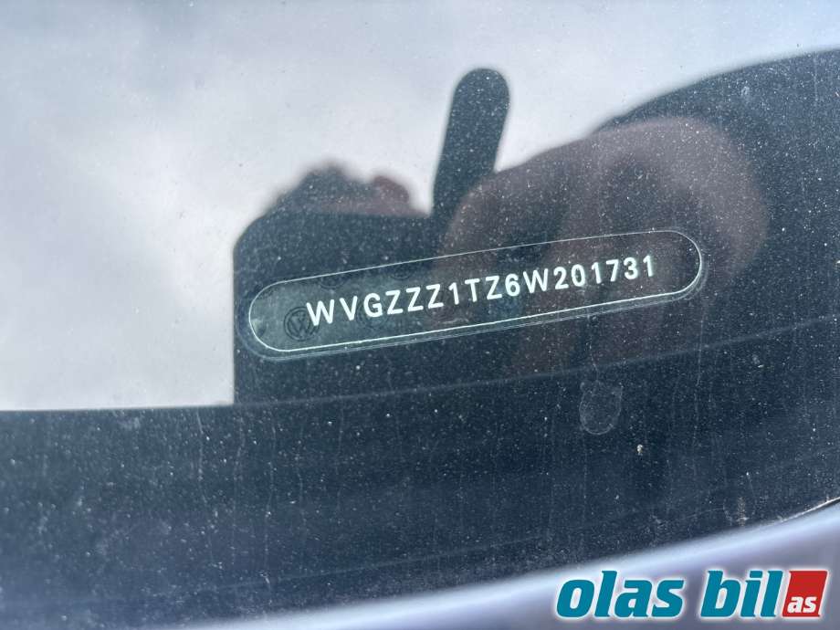 VW Touran 2003-2006 (Type I, Fase 1) delebil , Motorkode: BXE, Girkassekode: 