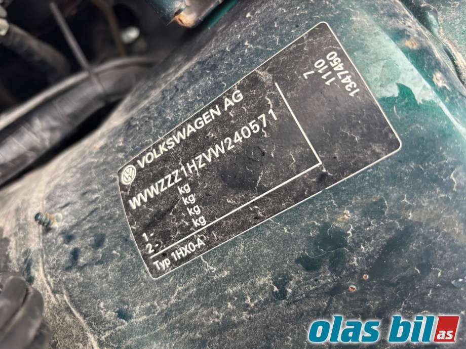 VW Golf III 1992-1997 delebil , Motorkode: AFT, Girkassekode: 