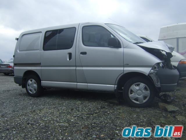 Toyota Hiace 2001-2006 (Fase 2) , Motorkode: 2KD-FTV, Girkassekode: AISIN  3040LE 3500