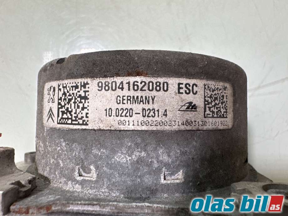 ABS sentral til Peugeot 208 2012-2019 (Type I)  (PEUGEOT|16 099 275 80|16 101 344 80|98 041 620 80)