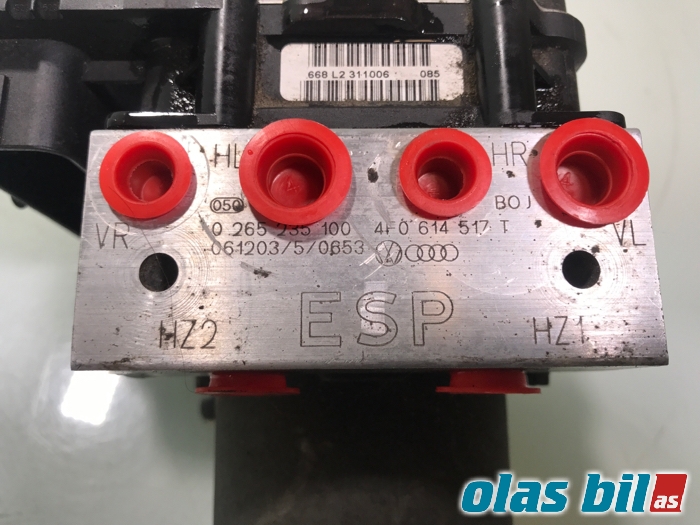 ABS sentral til Audi A6 2005-2008 (Type III, Fase 1) (C6) (C6) (4F0 614 517 AB||4F0 614 517 T)