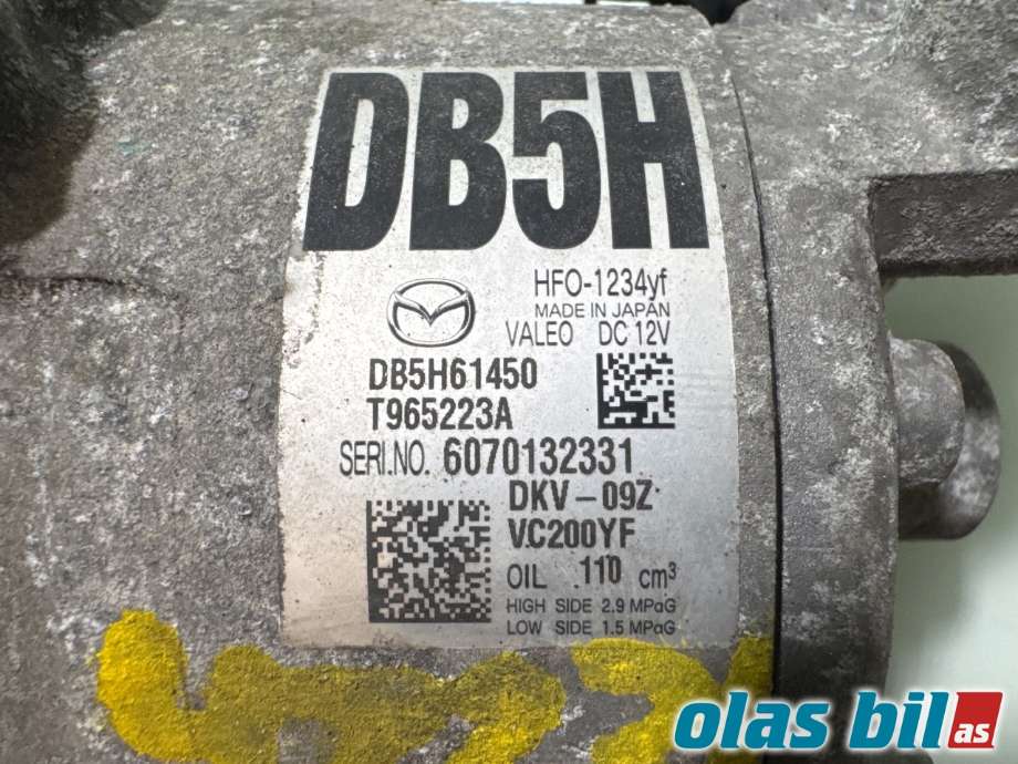 Aircondition kompressor til Mazda CX-3 2015-2022 (MAZDA|DB5H61450|)