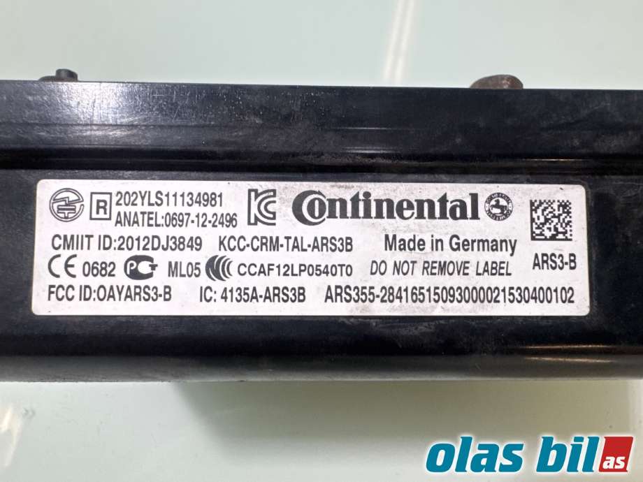 Sensor radar til Mitsubishi Outlander 2015-->> (Type III, Fase 2)  (MITSUBISHI|8638A092||2012DJ3849)