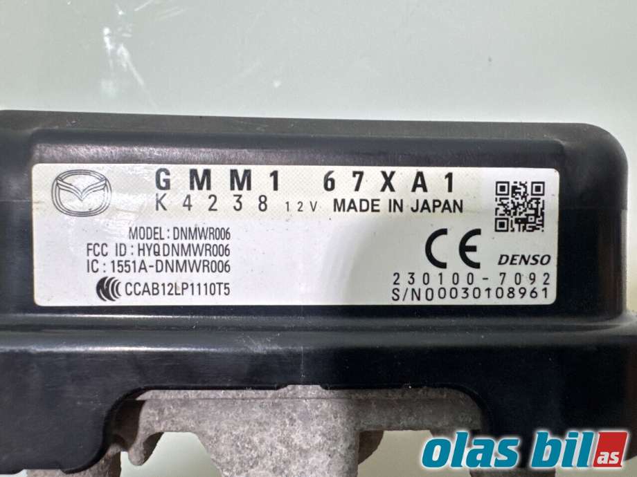 Sensor radar til Mazda CX-3 2015-2022 (MAZDA|GMM167XA1B||GMM1 67XA1)