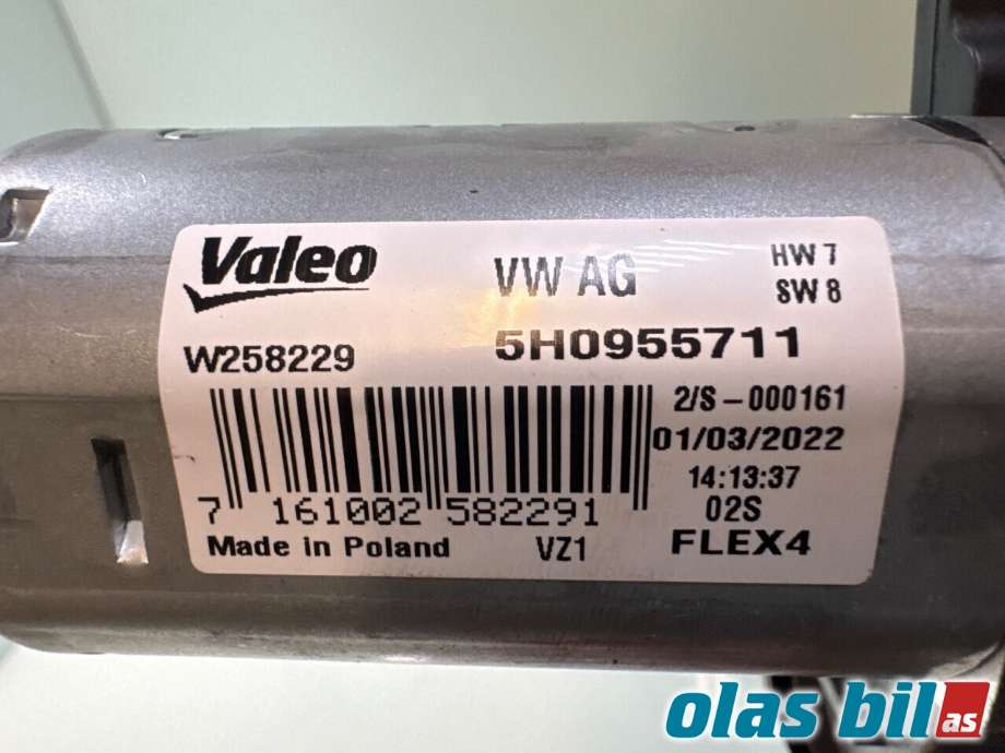 Viskermotor bakrute til Škoda Enyaq 2021-->>  (SKODA|5H0 955 711|5H0 955 711 B)