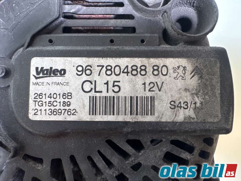 Dynamo til Citroën Berlingo 2008-2015 (Type II, Fase 1)  (CITROEN||96 780 488 80)