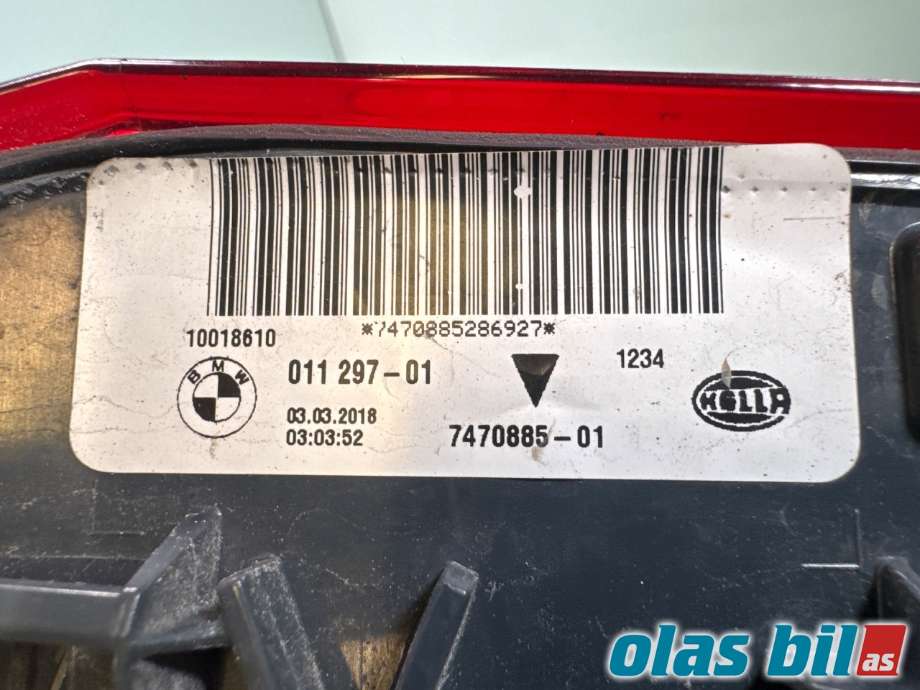 Baklykt venstre til BMW X5 2013-2018 (F15) (F15) (BMW|63 21 7 470 885||7470885-01)
