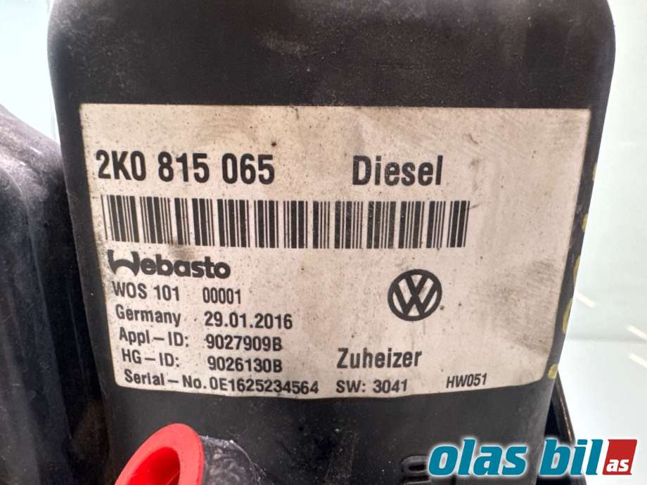 Dieselvarmer til VW Caddy 2015-2020 (Type III, Fase 3)  (VOLKSWAGEN||2K0 815 065)