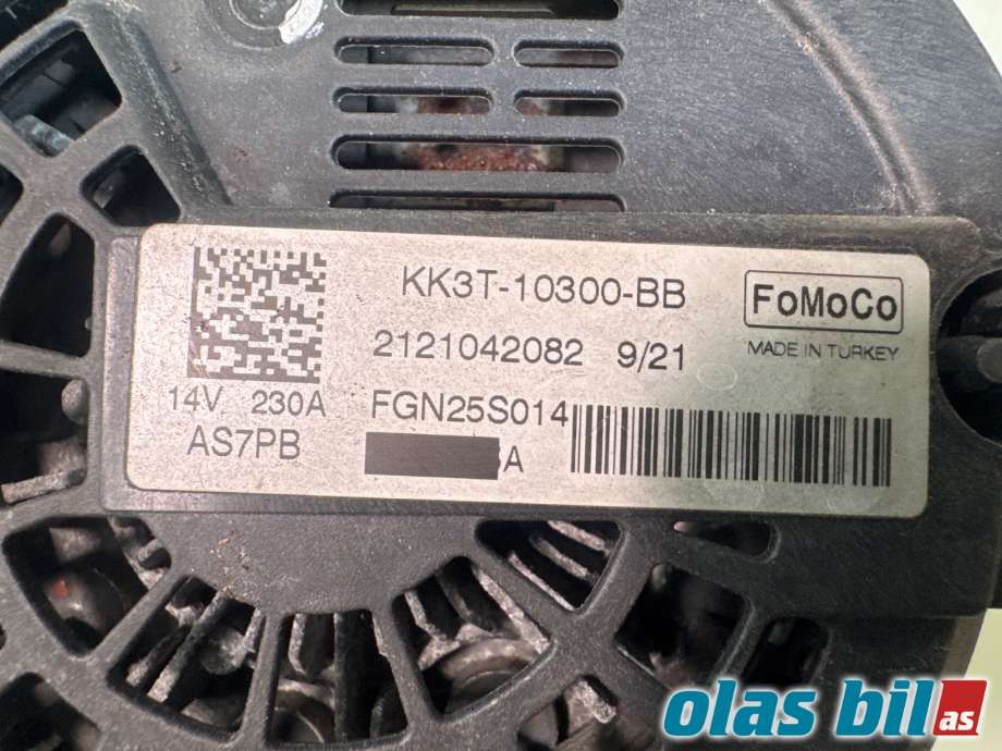 Dynamo til Ford Transit Custom 2013-2023 (Type I)  (2650917|)