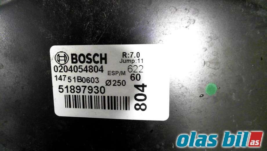 Bremsekraft-forsterker til Opel Combo D 2012-2018  (95525598||51897930)