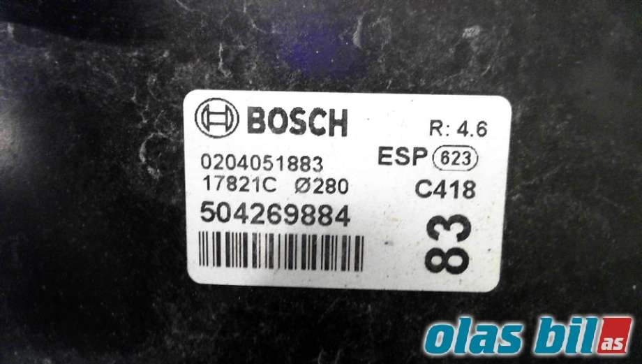 Bremsekraft-forsterker til Iveco Daily 2011-2014 (Type V)  (504269884|)