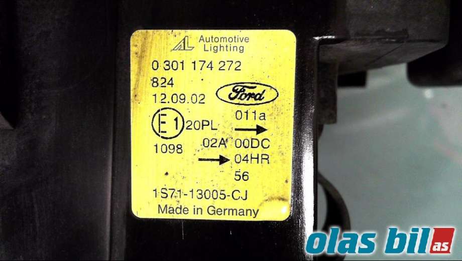 Frontlykt høyre xenon til Ford Mondeo 2001-2007 (Type III) (1435622||1S7113005CJ)