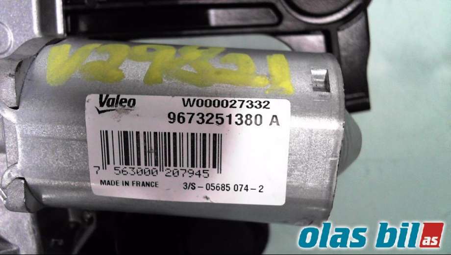 Viskermotor bakrute til Peugeot 208 2012-2019 (Type I)  (96 732 513 80||9673251380 A)