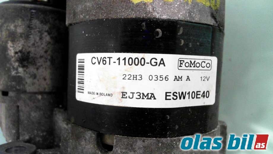 Starter til Ford Fiesta 2013-2017 (Type VI, Fase 2) (2197568;2380314||CV6T11000GA)