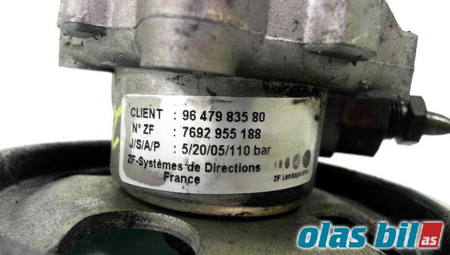 Servo pumpe mekanisk til Peugeot 807 2003-2009  (4007EP||9647983580)