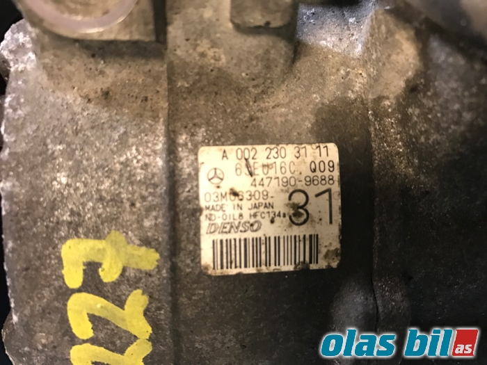 Aircondition kompressor til Mercedes E-Klasse 2009-2013 (Fase 1) (W212) (W212) (A 002 230 31 11||A0022303111)