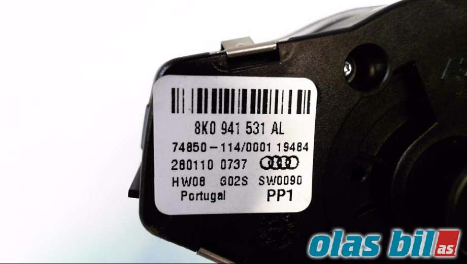 Bryter lys til Audi A5 2007-2016 (Type I)  (8K0 941 531 AS|)