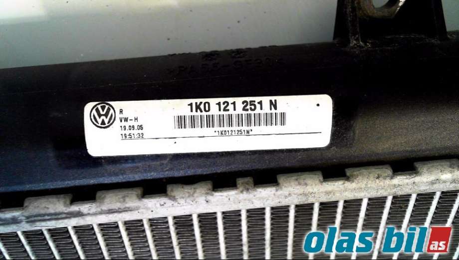 Radiator (automat gir) til VW Touran 2003-2006 (Type I, Fase 1)  (1K0 121 251 AB|)
